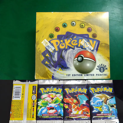 Pokemon Foil 36 Packs 1ST Edition Classic Base Set Proxy Cards PKM Games Board Games Whole Set Card Collection Toys Gifts New