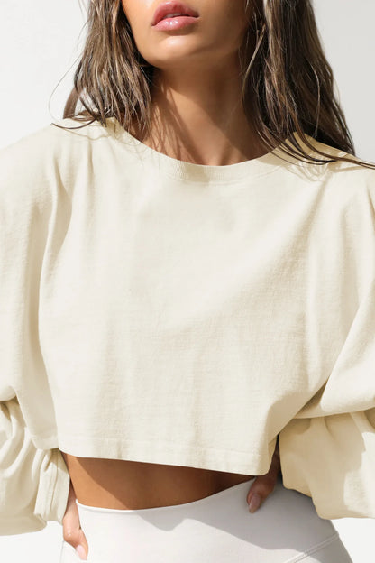 Autumn Winter Women's No Hat Hoodies Fashion O-neck Loose Long Sleeve Pullove Casual Workout Jogger Female Sexy Crop Sweatshirt
