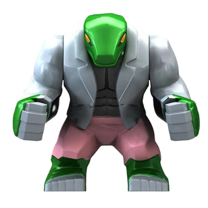 Building Blocks Marvel Transformation Figures Big Goblin Spiderman Iron Man Venom Captain Hawk Deadpool Technic Armor Gift Toys