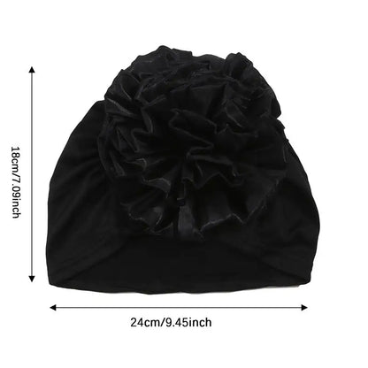Women's Hats Spring Summer Floral Beanie Hat Muslim Stretch Turban Hat Cap Hair Loss Headwear Hijib Cap
