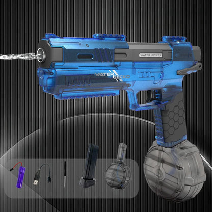 Soaker Blasters Gun For Kids Electric Water Guns Waterproof High Capacity With Drum Toy Water Squirt Summer Outdoor Toy