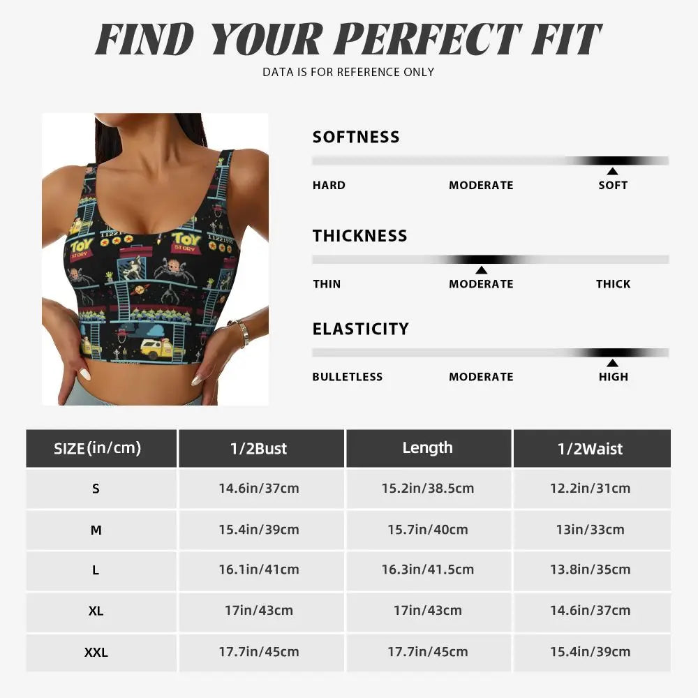 EtherealBe Toy Story Jessie Sports Bra for Women