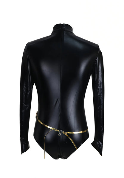 Raven Teen Titans cosplay costume for women featuring a sleek black design and elegant back detail