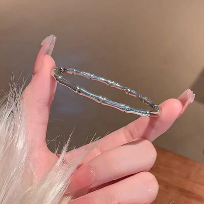 Silver Color Stainless Steel Colorfast Bracelets Skyful Star Bracelet Set for Women Fashion Light Luxury Jewelry Gifts Wholesale