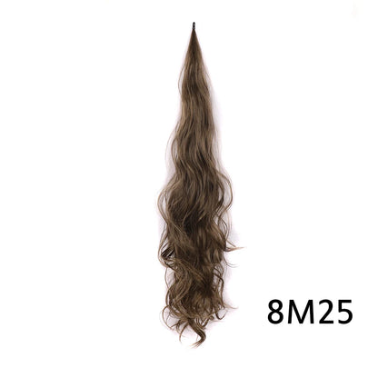 32" Flexible Wrap Around Ponytail Hair Extension Long Curly Synthetic Ponytail Wavy Pretty Hair Ponytails Hairpieces For Women
