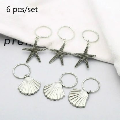 Hair Braid Dreadlock Beads Clips Charms African Braids Cuffs Rings Hip Hop Style Jewelry Dreadlock Clasps Accessories