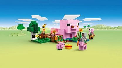 LEGO Building blocks Sets MC My Mini World Game Series Building Blocks The Baby Pig House Farm Children's Toys Assembling Gift