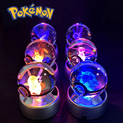 EtherealBe Pokemon 3D Crystal Ball Night Light