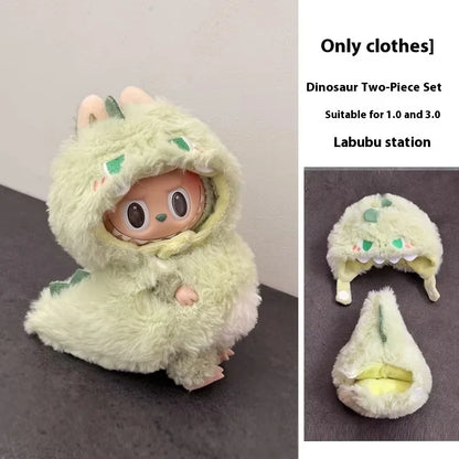 For Labubu Clothes Wacky Mart  Friend Shrimp Handmade Clothing Anime Peripheral Customization Accessories Labubu V1 V3