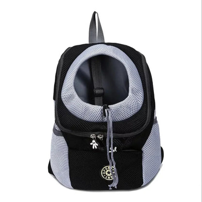 Double Shoulder Portable Travel Backpack Pet Dog Outdoor Carrier Bag Pet Dog Front Bag Mesh Backpack Pet Carrying Supplies