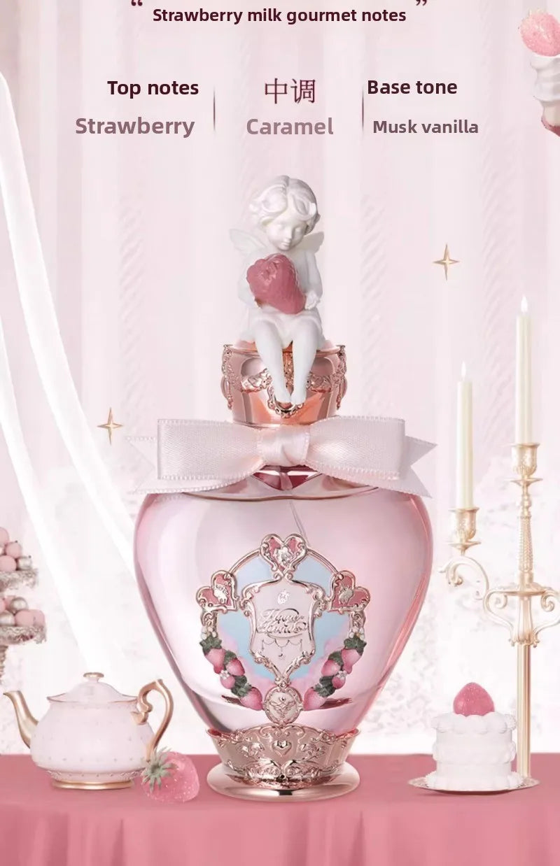 Flowerknows Eau de Parfum The Strawberry Cupid Perfume 1.7 oz / 50ml Lasting Women's Floral Gourmand Perfume for Women for Gifts