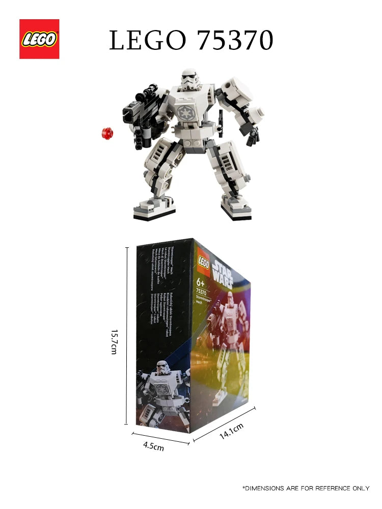 LEGO 75370 Star Wars Stormtrooper Mech Star Wars Collectible for Kids, Star Wars Action Figure Features a Cockpit