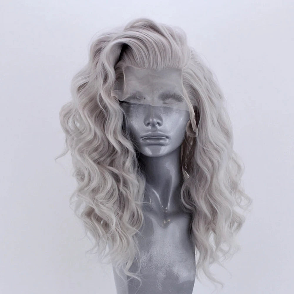Charisma Synthetic Lace Front Wig Purple Color Short Wigs For Women Heat Resistant Natural Hairline Cosplay Wigs Short Bob Style