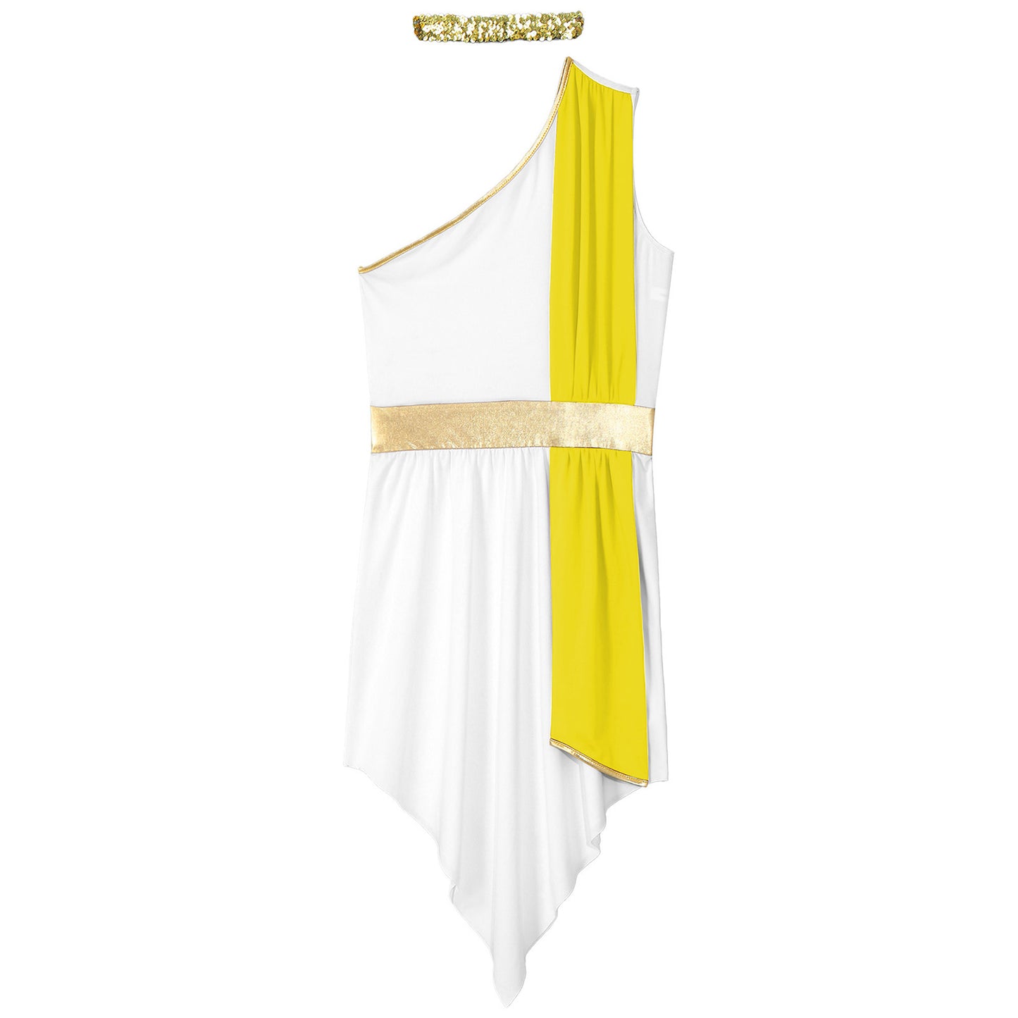 Women Ancient Roman Greek Role Play Toga Senator Caesar Costume Athenian Princess Empress Dress Robe for Halloween Cosplay Party