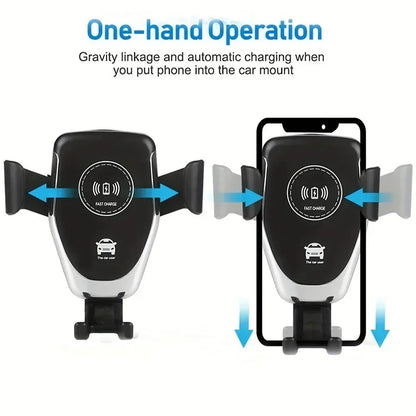 Wireless Charging Phone Car Holder Charger 30W For iPhone 15 14 13 12 11 Pro XS Max XR Samsung Xiaomi Fast Car Wireless Chargers