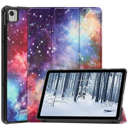 For Nokia T21 T20 T10 tablet protective case tablet computer case is three fold and the cover is anti-falling case pc