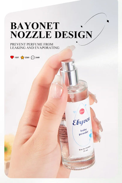 Milk Scent Baby Powder Vanilla Perfume Spray,Floral Fruity Women Scent,Coconut/Almond/Musk/Lemon/Mint/Cedar/Sakura Fragrance