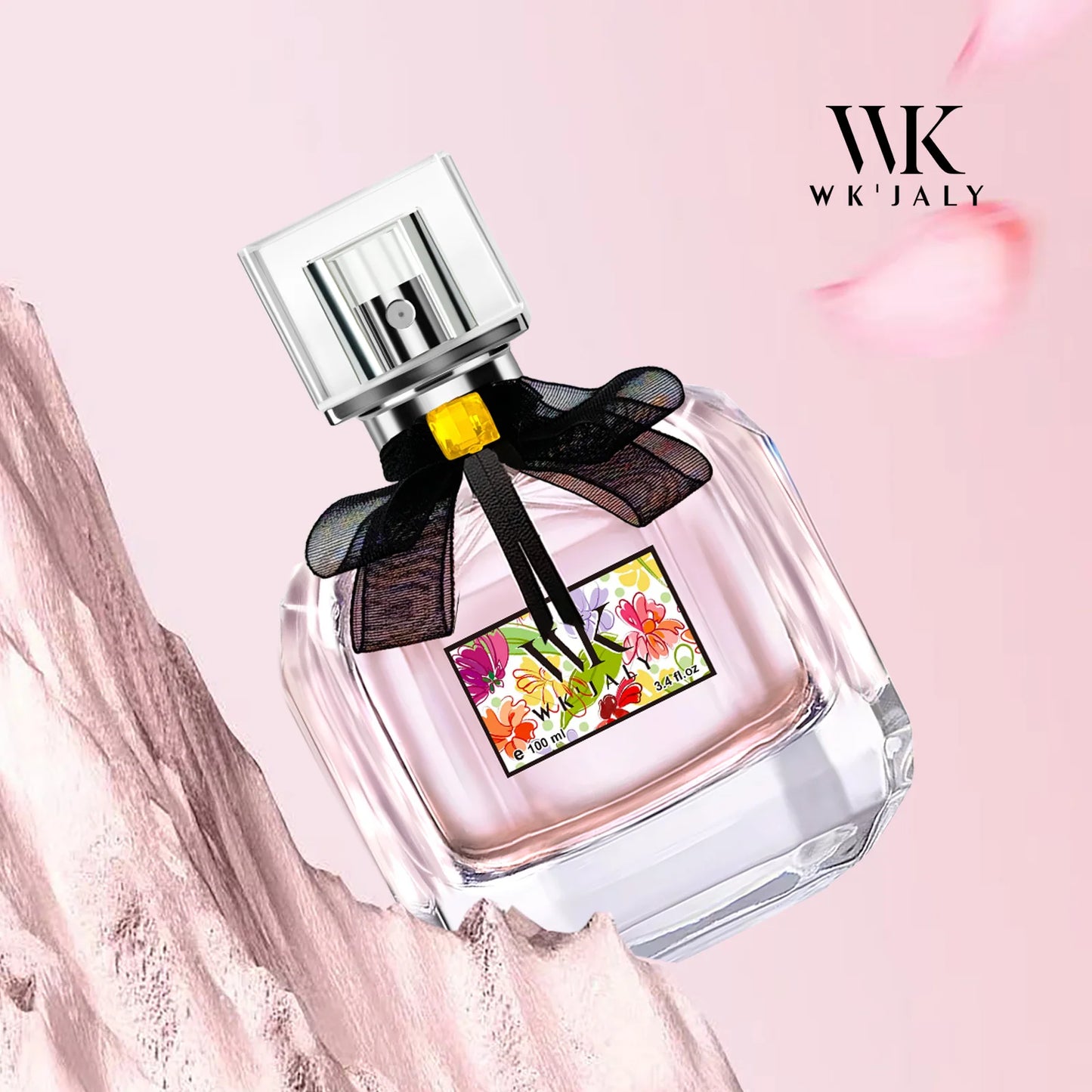 WK JALY Floral Drunk Eau De Parfum Spray, Women's Perfume, With Notes of Rose, Sandalwood, Long Lasting Fruity Fragrance, 100ml