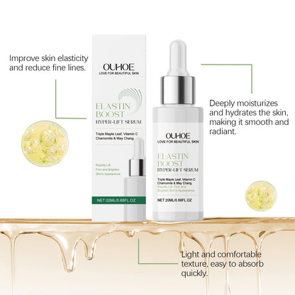 OUHOE Elastin Boost Hyper - Lift Serum: Firm, Moisturize, Soothe, All Skin Types, Anti - aging, Quick Absorption