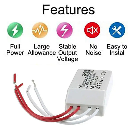 Electronic Transformer 220V To AC 12V Power Supply For Lamp Beads Transformer High Quality Voltage Converter Electric Tools
