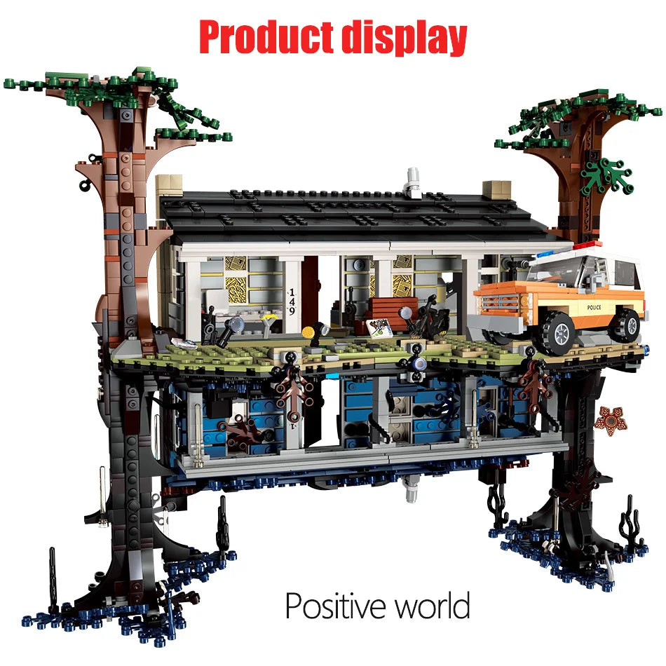 HOT TOY 2499Pcs Stranger Things The Upside Down Building Blocks Model Brick Kit Compatible 75810 for Kids Adult Toys Gifts
