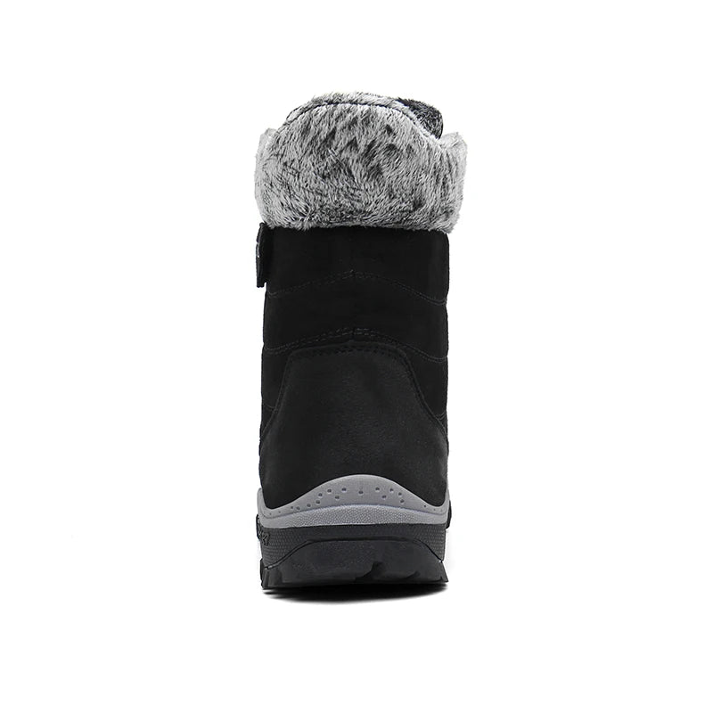 Winter Boots Men 2023 New Warm Plush Snow Boots Unisex Women Outdoor Work High Top Hiking Shoes Non-slip Mid-Calf Boots