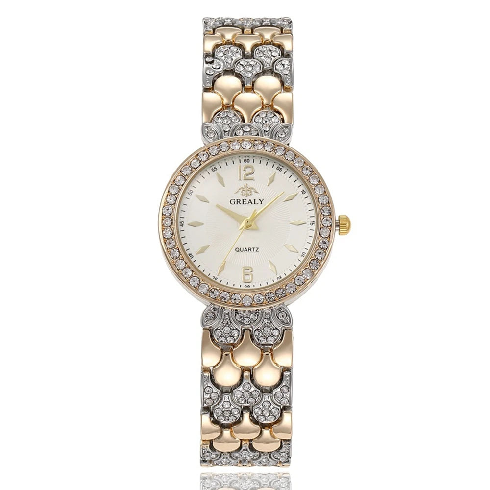 New Fashion Women Watch Casual Clock Rhinestone Business Women Quartz Watch For Women Relogio Feminino Simple Wristwatch Relógio