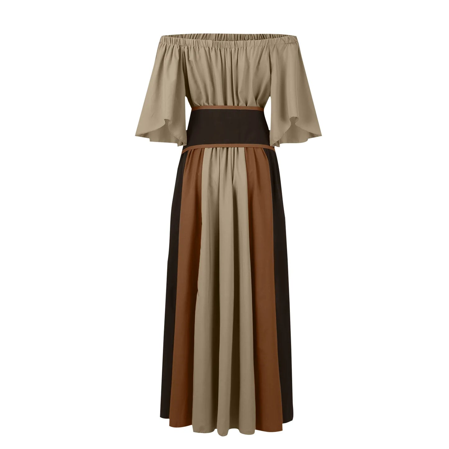 New Medieval Costume for Women Halloween Corset Gothic Renaissance Dress Plus Size Flare Sleeve Ball Gown Cosplay Clothes