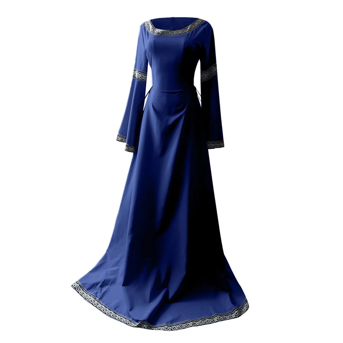 Medieval Gothic Cosplay Costumes for Women Halloween Carnival Party Performance Long sleeve Middle Ages Renaissance Dresses