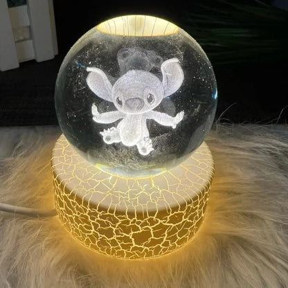 Night Light Creat Crystal Ball USB With Milky Way galaxy LED Children Night Lamp For Bedroom Ambient Light Christmas Gift