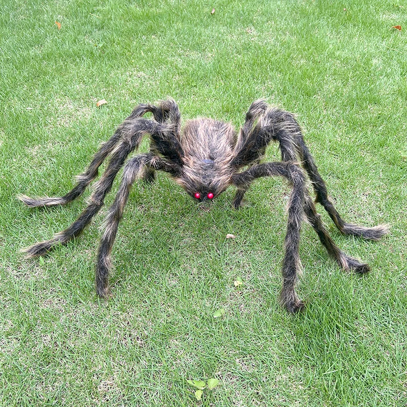 Halloween Horror Fake Spider Festival Party Outdoor Giant Plush Spider Haunted House Bar Halloween Home Decoration