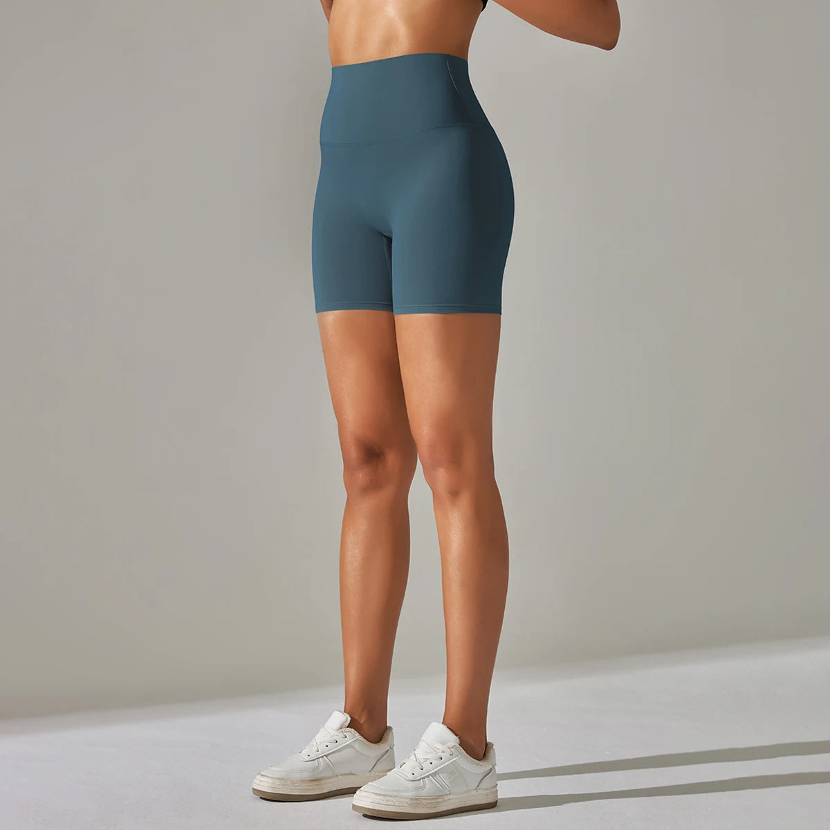 Summer Women Yoga Shorts Naked Feel Sports Shorts  Fitness Tights High Waist Gmy Running Push Up Clothes Workout Cycling Shorts