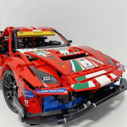 488 GTE Technical 42125 1684Pcs 1:10 Building Blocks MOC Sports Race Car DIY Vehicle Bricks Sports Car Model Kids Adult Assembly