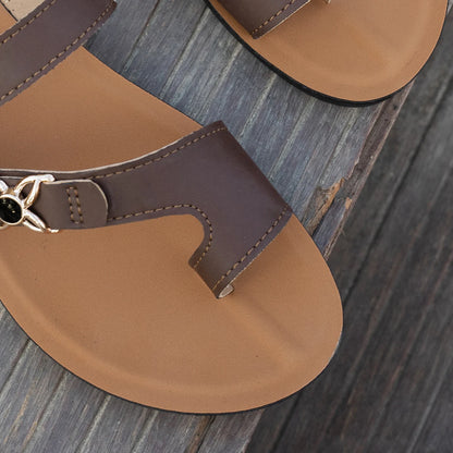 Fashionable Versatile Indoor Outdoor Slip-On Slippers Comfortable Wear-Resistant Polyurethane Soft Bottom Ladies Beach Sandals