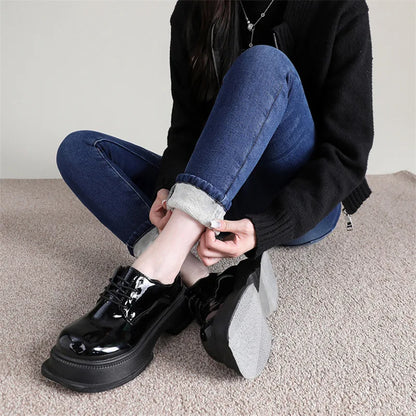 New Winter Women Snow Thermal Fleece Skinny Jeans Casual Lady Warm Velvet Thick Pencil Pants Female Basic Fleece Denim Trousers