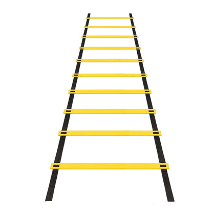 Agility Speed Ladder Nylon Straps Marking Discs Exerciser Resistance Drag Parachutes Sports Running Warm-Up Training Ladder Tool