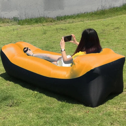 Portable Camping Lazy Inflatable Sofa Air Cushion PVC Lounger Seat Bean Bag Lounge Air Mattress Domestic Outdoor Ultralight Mat