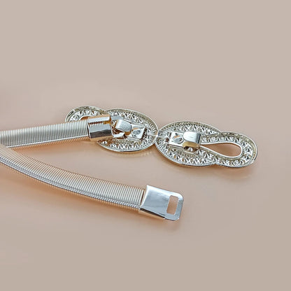 Fashion Gold Chain Belt Female Waist Adjustable Desinger Belts For Women High Quality Luxury Brand Punk Metal Dress Waistband