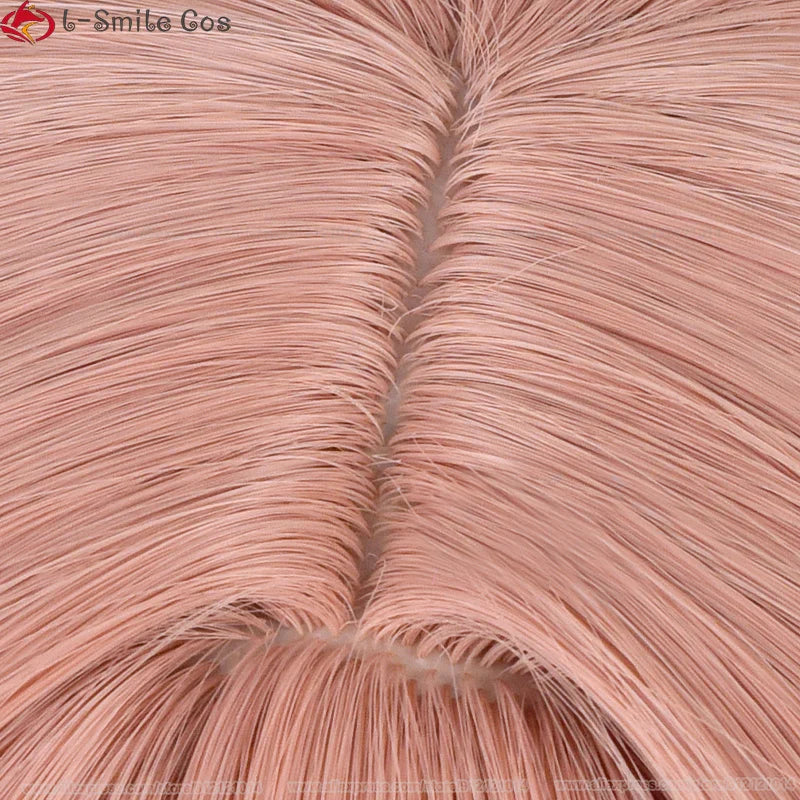 85cm Rapi Cosplay Wig Nikke Rapi Wig Cosplay Pink Orange Brown Heat Resistant Synthetic Hair Halloween Anime Wigs +Wig Cap