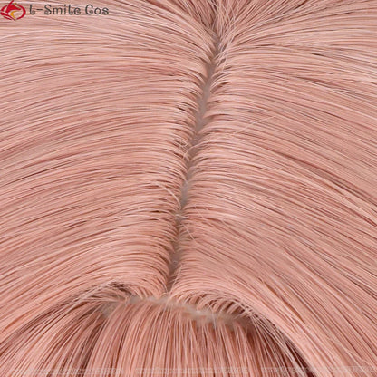 85cm Rapi Cosplay Wig Nikke Rapi Wig Cosplay Pink Orange Brown Heat Resistant Synthetic Hair Halloween Anime Wigs +Wig Cap