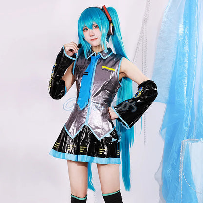 Mikuu Cosplay Costume Carnival Uniform Wig Anime Halloween Costumes Women