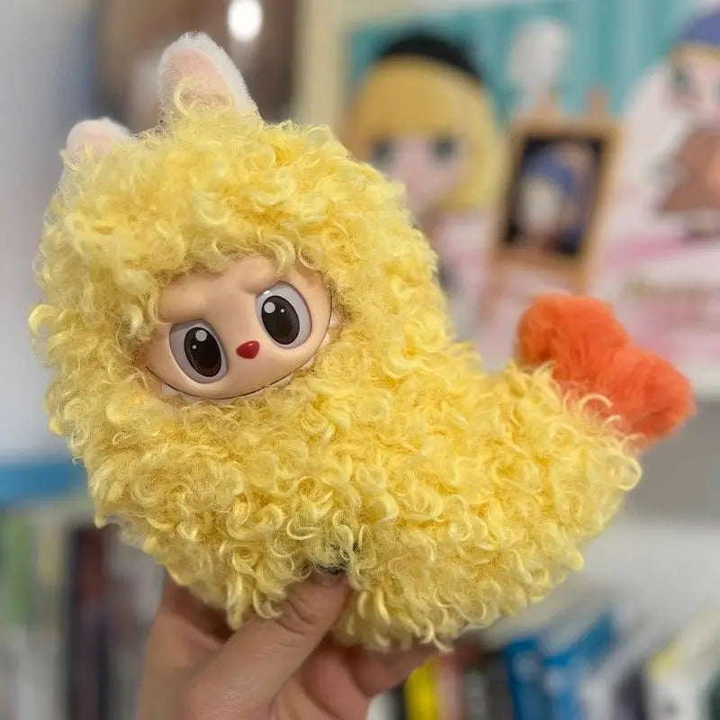 Cartoon Cute Doll Clothing For Labubu Wacky Mart Fried Shrimp Diy Doll Clothing Personalized Dressing Suitable For Labubu V1 V3