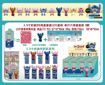 New Stitch Sonny Angel Surprise Blind Box Party Angel Mysterious Blind Box  Model Doll Kid Toy Cute Anime Figures Christmas Gift