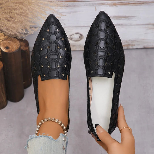 EtherealBe Women's Embroidered Loafers for Chic Style