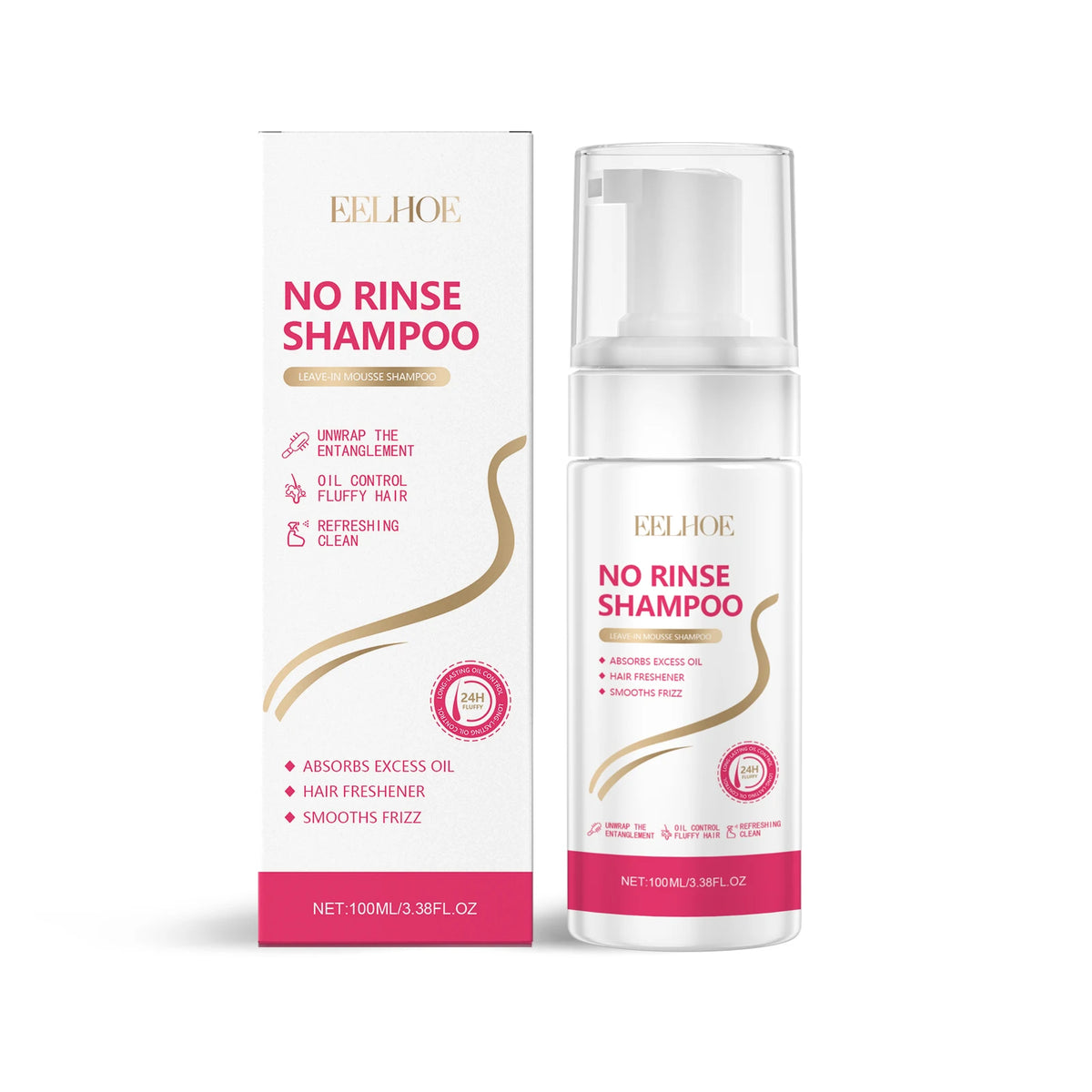 EELHOE No Wash Shampoo Fluffy Volumizing Dry Shampoo Free Air and Fluffy Spray Refreshing Oil Control Hair Care Styling Spray