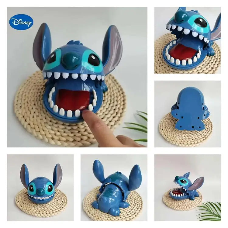 Stitch Biting Finger Prank Toy Funny Interactive Game Cute Stress Relief Desk Decor for Kids Adults Halloween Trick