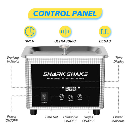 900ml Ultrasonic Cleaner Bath 60W Timer Ultrasound Sonic For Glasses Jewelry Watches Manicure Stones Cutters Razor Washing Bath