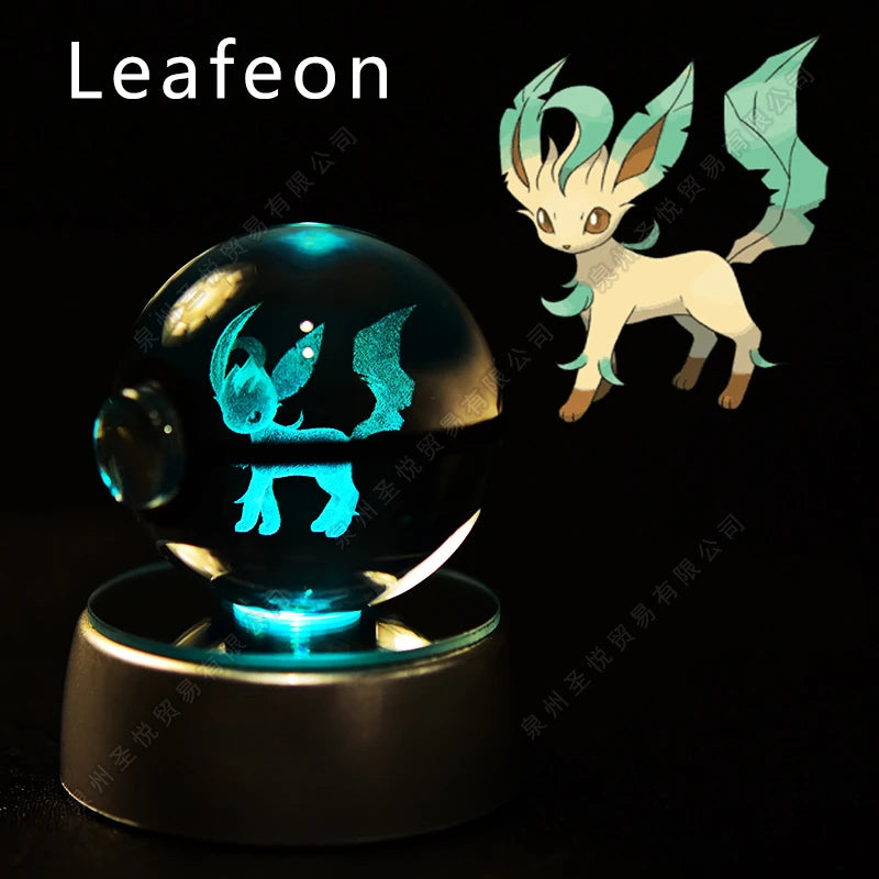 EtherealBe Pokemon 3D Crystal Ball Night Light