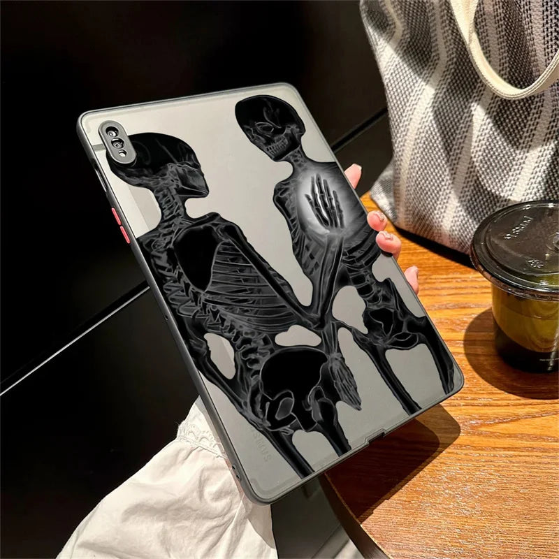 Sketching Heart Tablet Case For Samsung Galaxy Tab S9 FE 11 2023 S6 Lite 10.4 S9 S8 S7 FE 11" Plus 12.4" A8 A7 Hard Matte Cover