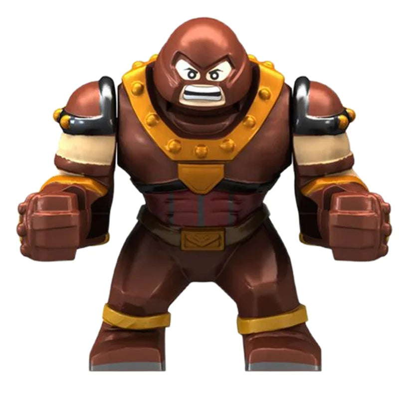 Building Blocks Marvel Transformation Figures Big Goblin Spiderman Iron Man Venom Captain Hawk Deadpool Technic Armor Gift Toys